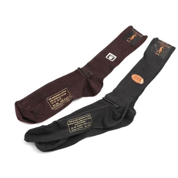 YSL Yves Saint Laurent Mens Socks Deadstock Vintage New w/Tags Lot of 2